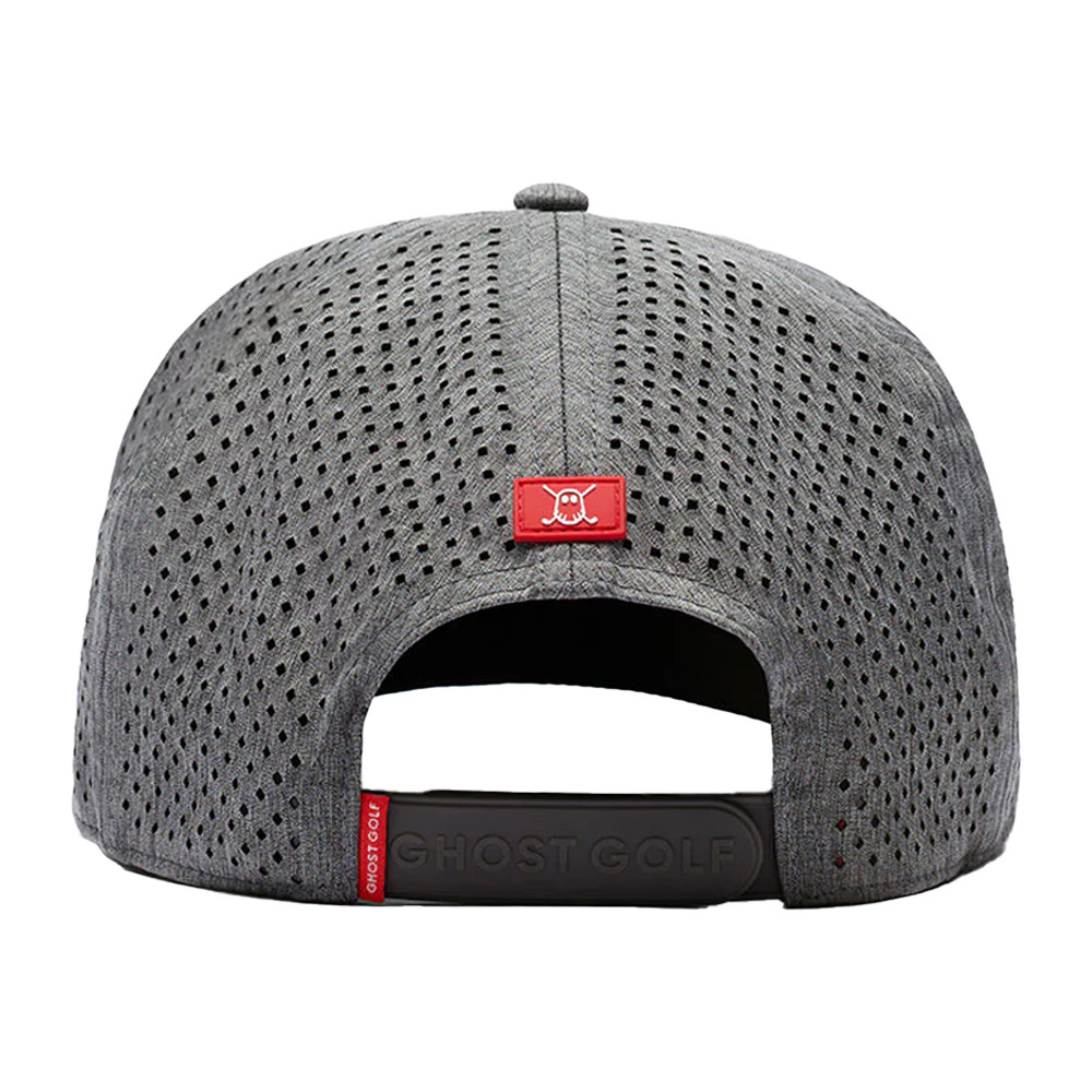 Ghost Golf Qualifier Logo Snapback Hat - Heather Grey - Maple Hill